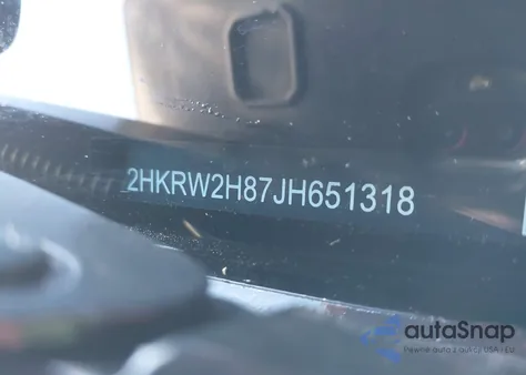 2018 Honda Cr-V Ex-L/Ex-L Navi from USA, damaged, VIN 2HKRW2H87JH651318